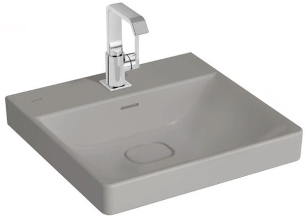 Vitra 7525B076-0001 Metropole Asma Lavabo,50cm,Mat Taş Gri